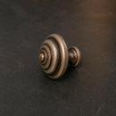 Bouton de meuble LYONNAIS, Finition fer patiné