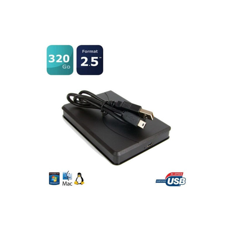 Disque Dur Externe SAMSUNG 2.5'' 320 Go USB 2.0 PORTABLE clicktofournisseur.com