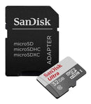 SANDISK Ultra microSDHC 32GB + SD Adapter 100MB/s Class 10 UHS-I