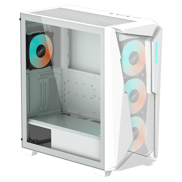 Gigabyte case C301, white, ATX, Mid Tower