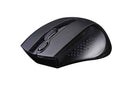 MOUSE A4tech, PC sau NB, wireless, 2.4GHz, optic, 1000 dpi, butoane/scroll 3/1, silent click, negru, "G9-500FS-BK" (timbru verde 0.18 lei)