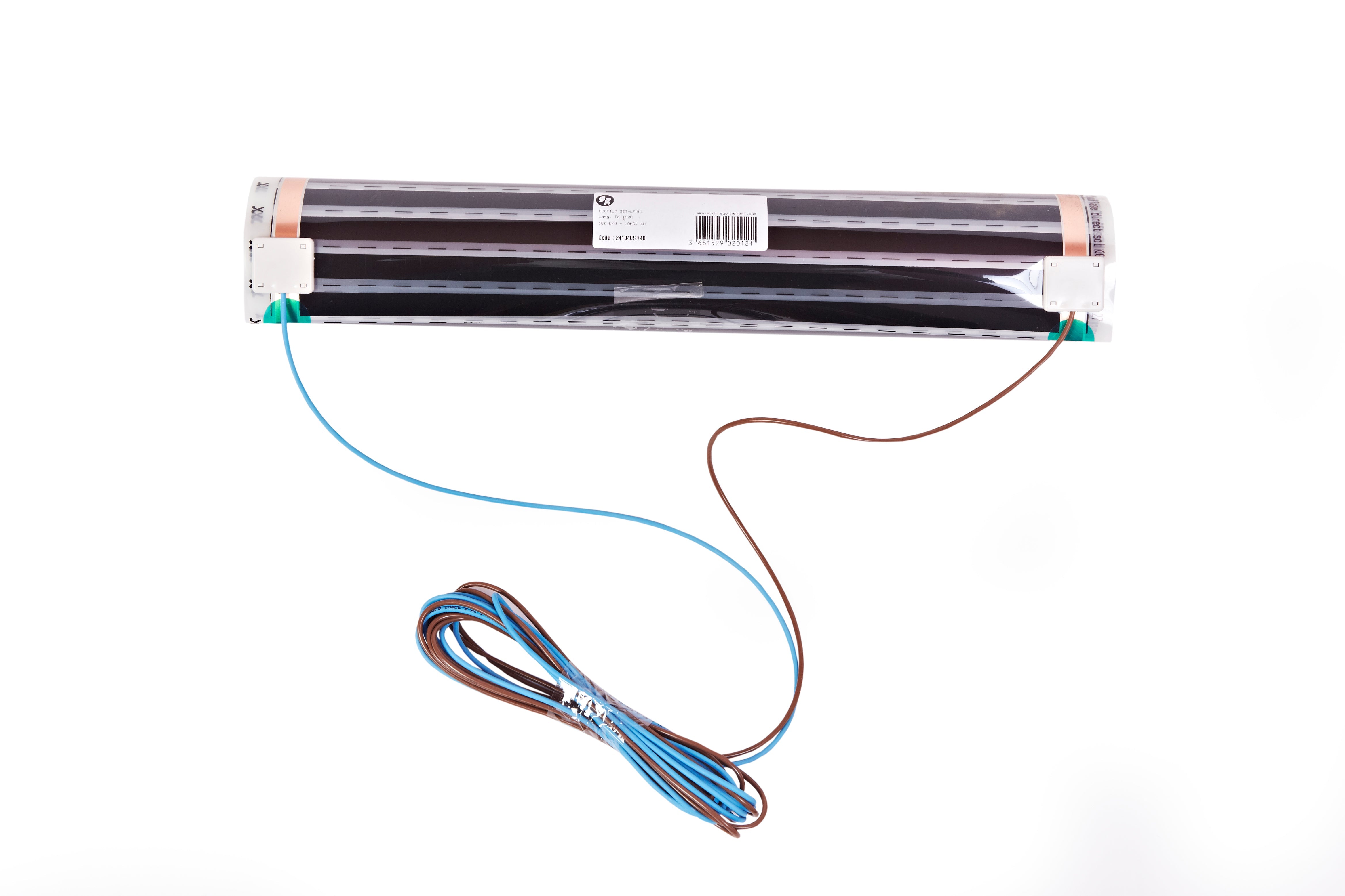 Ecofilm set 130w/m² - plancher chauffant à poser sous stratifié flottant - largeur 50 cm - Clicktofournisseur.com