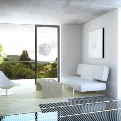 Ecofilm set 85w/m² - plancher chauffant à poser sous stratifié flottant - largeur 50 cm - Clicktofournisseur.com