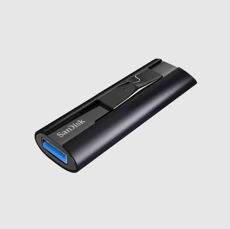 Clé USB SanDisk Extreme Pro 128 Go USB Type-A 3.2 Gen 1 (3.1 Gen 1) Noir