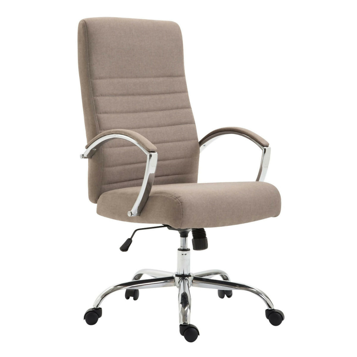 Valais office armchair - Taupe fabric