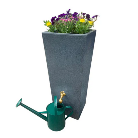 Prestige water  london gris  100l  récupérateur d'eau de pluie