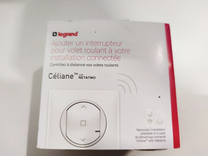 Ecost customer return Legrand  Switch for wired roller shutters for Céliane with Netatmo Connected i