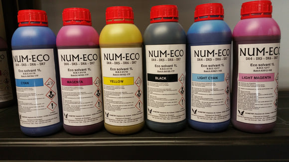 Encre eco solvant roland 1 litre magenta - Clicktofournisseur.com