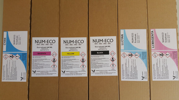 Encre eco solvant roland cartouche 440ml light cyan - Clicktofournisseur.com