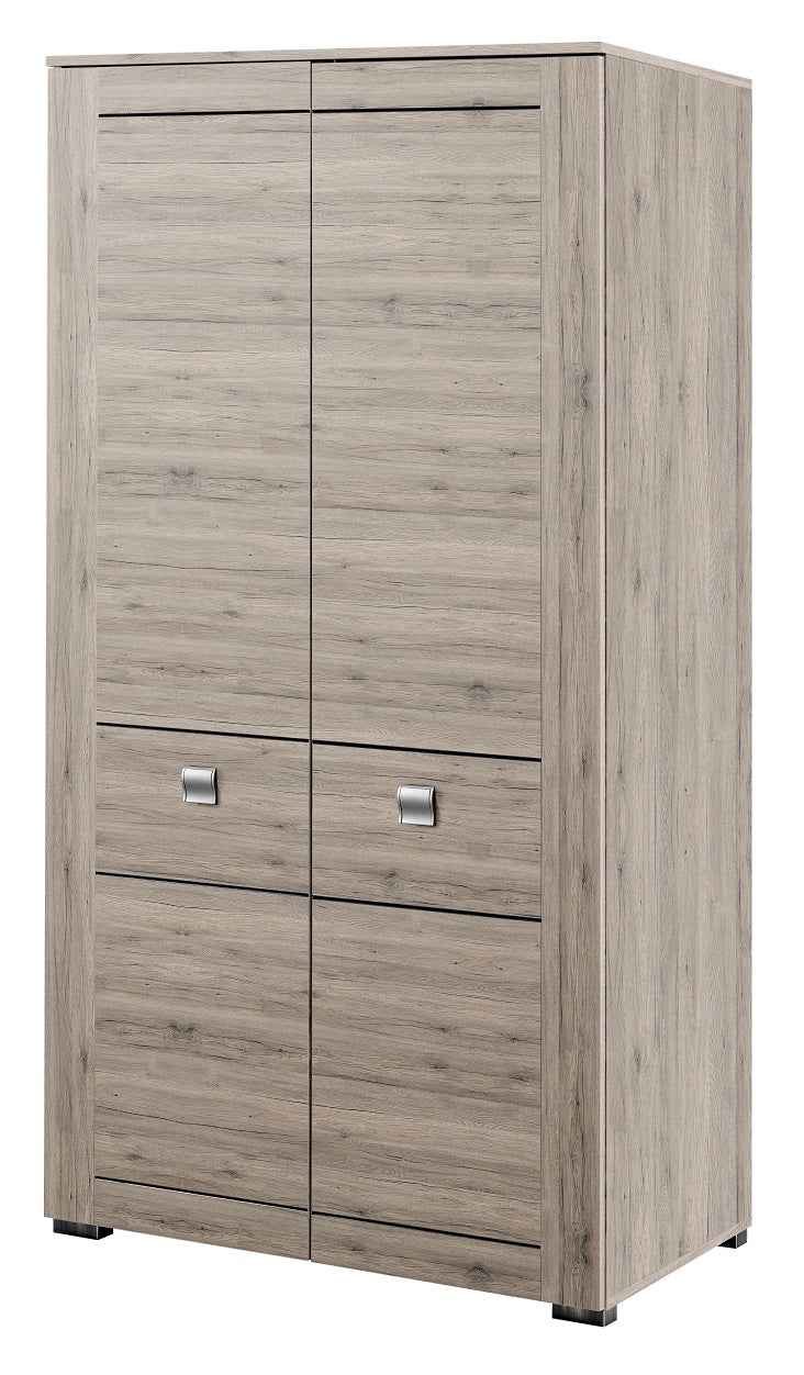 Ensemble grand meuble & lavabo riho broni set 17 en acrylique brillant 120x48x h 525 cm - Clicktofournisseur.com