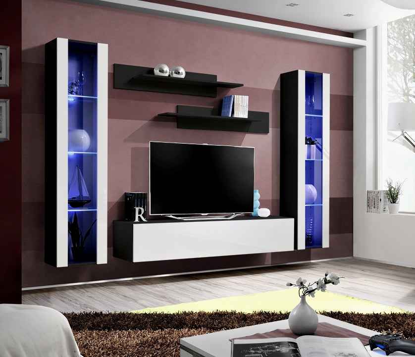 Ensemble meuble & lavabo riho andora set 15 en laqué brillant 120x63 x h 48 cm - Clicktofournisseur.com