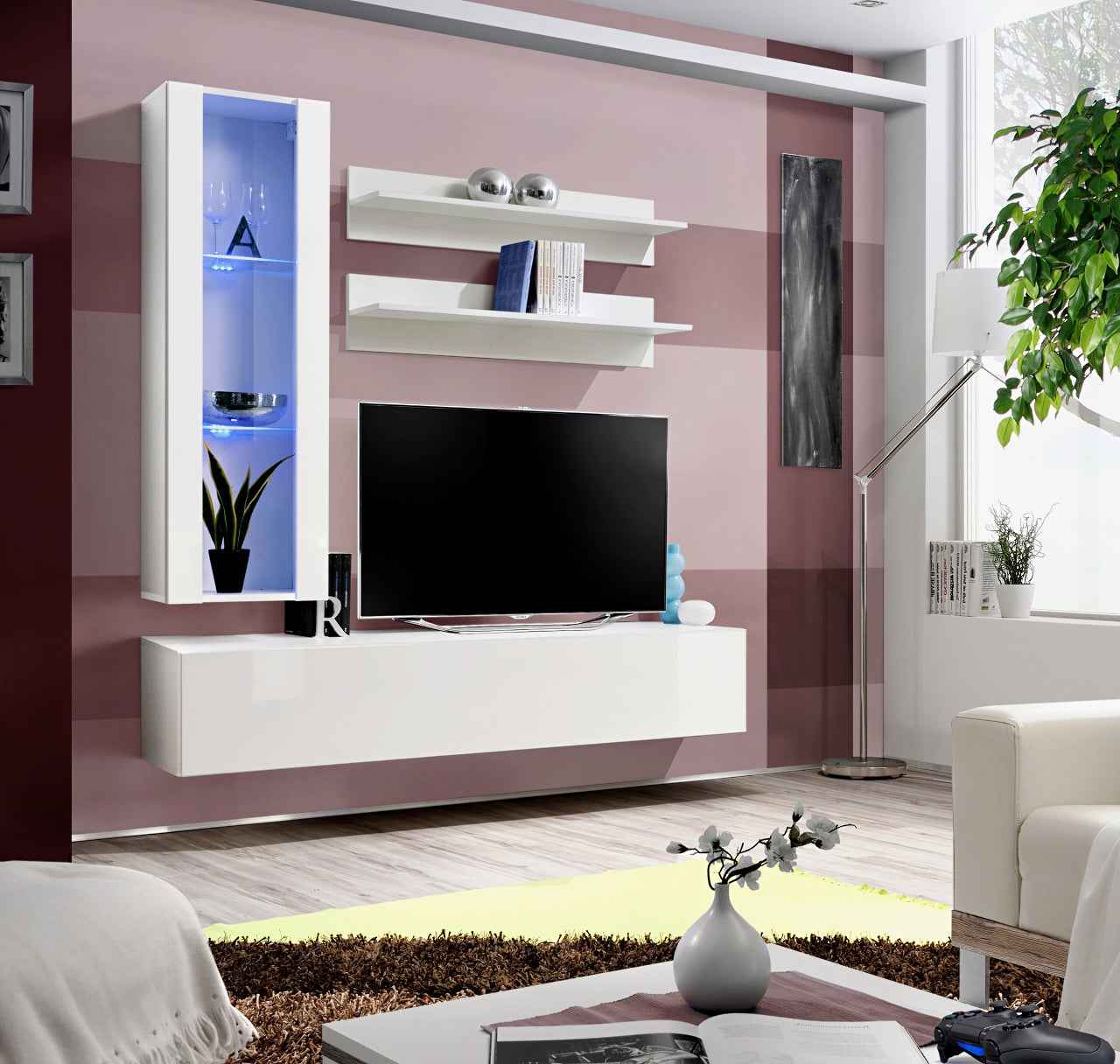 Ensemble meuble & lavabo riho belluno set 25 en bois laqué satiné mat 120x45x h 60 cm - Clicktofournisseur.com