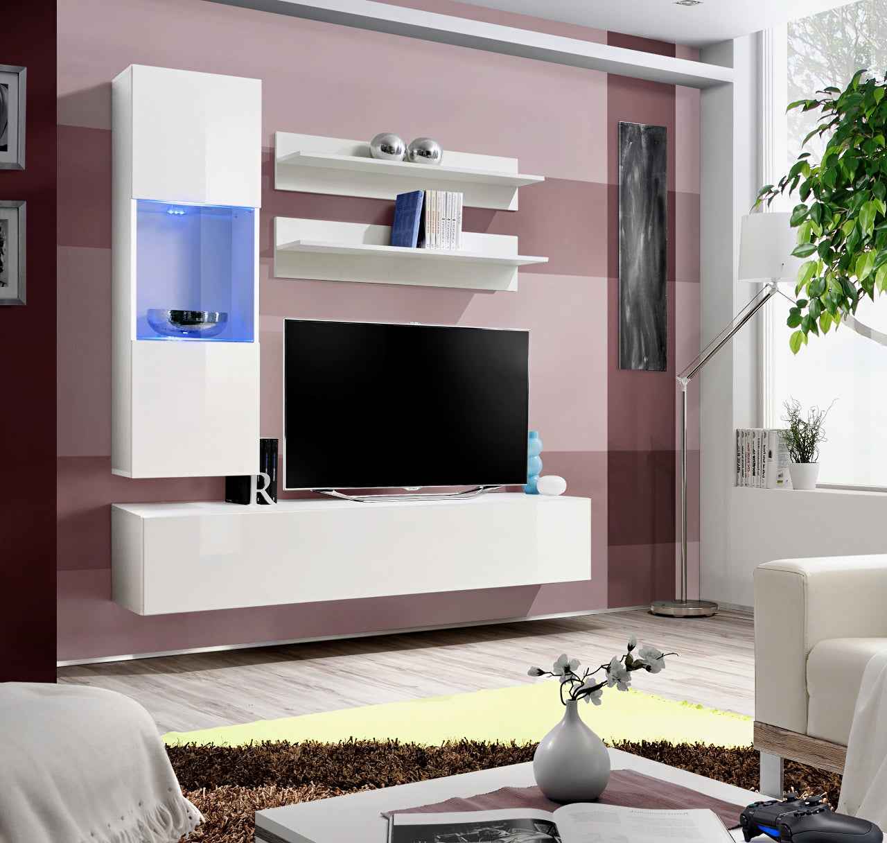 Ensemble meuble & lavabo riho bologna set 52 en laqué satiné mat 60x48x h 585 cm - Clicktofournisseur.com