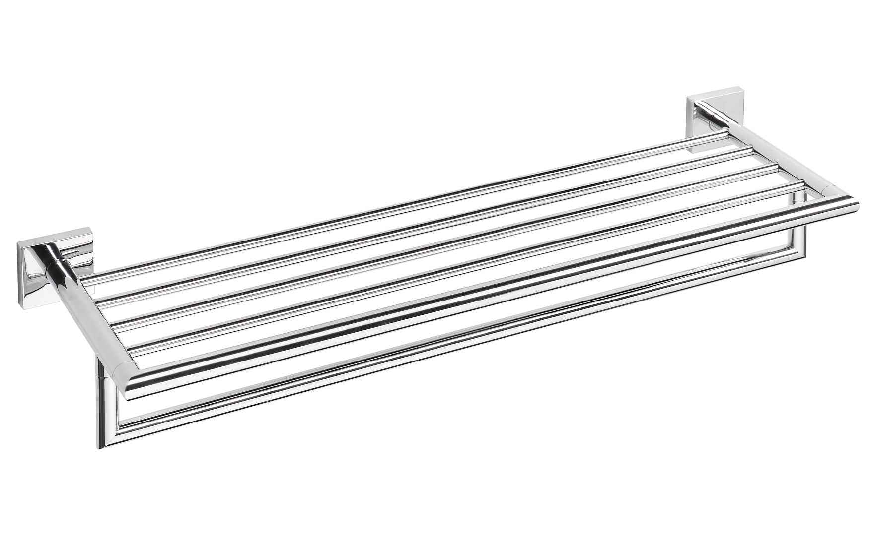 Etagère rack porte-serviette en chrome beta 655cmx 215cmx55cm - Clicktofournisseur.com
