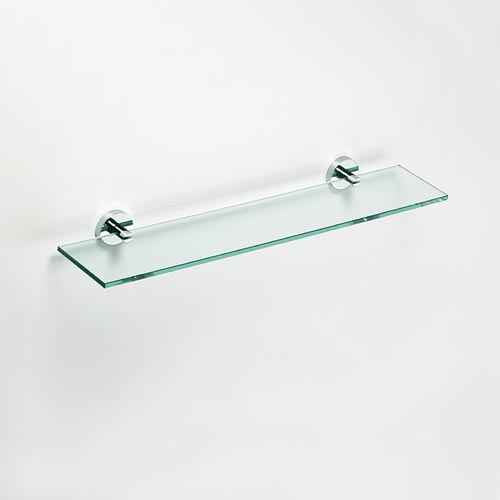 Etagère tablette en verre omega 60x55x13cm - Clicktofournisseur.com