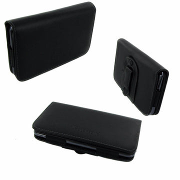 Etui horizontal noir ceinture avec clip de sécurité pour alcatel onetouch pop 2 5.0 pouces - Clicktofournisseur.com