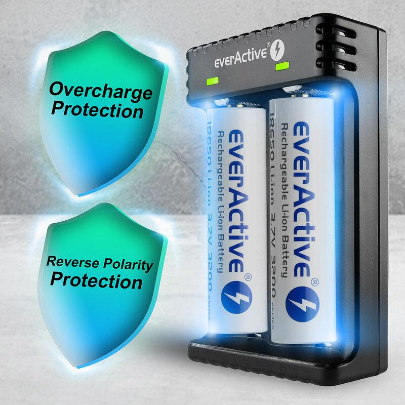 Chargeur pour batteries li-ion cylindriques everactive lc-200