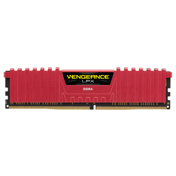 Mémoire DDR Corsair DDR4 8 Go, fréquence 2666 MHz, 1 module, dissipateur thermique, modèle « CMK8GX4M1A2666C16R »