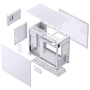 Boîtier Micro-ATX Jonsbo D31 MESH avec écran en verre trempé - blanc