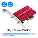 Cudy WE4000 network card Internal WLAN / Bluetooth 2400 Mbit/s