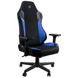 Nitro Concepts X1000 PC gaming chair Upholstered seat Black, Blue - 0