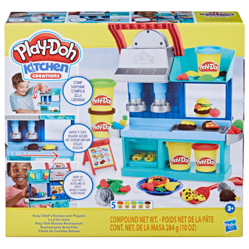 Play-doh playset restaurant de chefs occupés