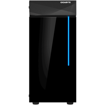Case|GIGABYTE|C200 GLASS|MidiTower|Not included|ATX|MicroATX|MiniITX|Colour Black|GB-C200G - 0