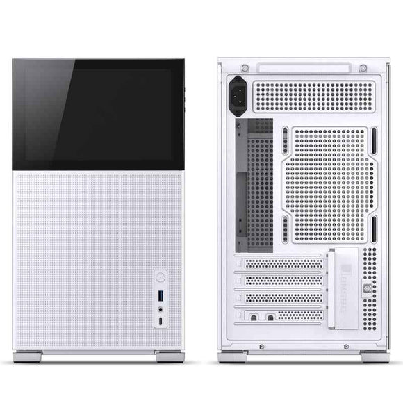Boîtier Micro-ATX Jonsbo D31 MESH avec écran en verre trempé - blanc