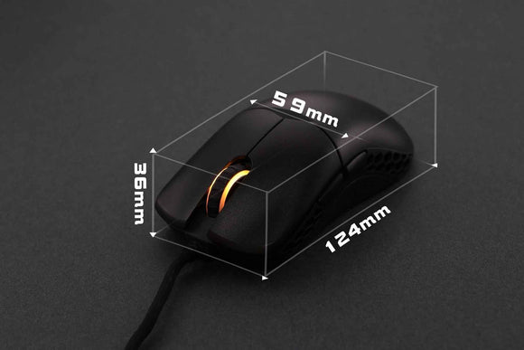 Ducky Feather mouse Gaming Ambidextrous USB Type-A Optical 16000 DPI
