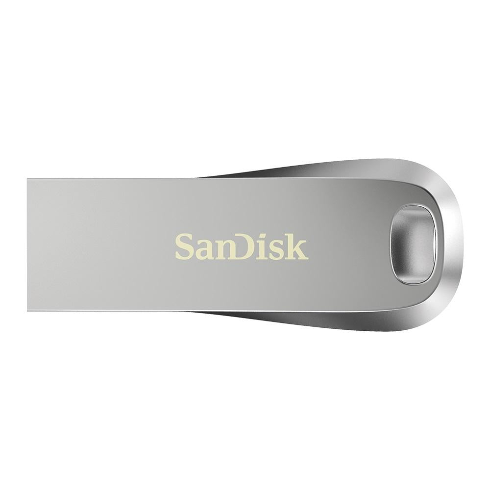 Clé usb sandisk ultra luxe 128 go usb type-a 3.2 gen 1 3.1 gen 1 argent