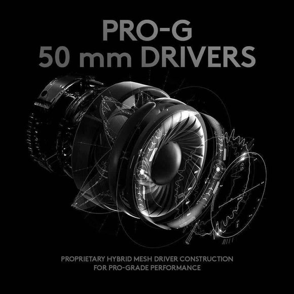 Logitech G PRO X Gaming Headset, Black.