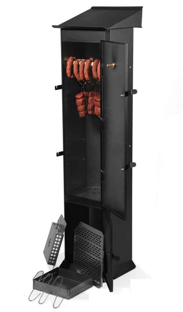 Fumoir de jardin hamburg 160cm avec accessoires / four de jardin - Clicktofournisseur.com