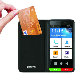 Housse protection smartphone senior binom sx1 simplifiée pour seniors