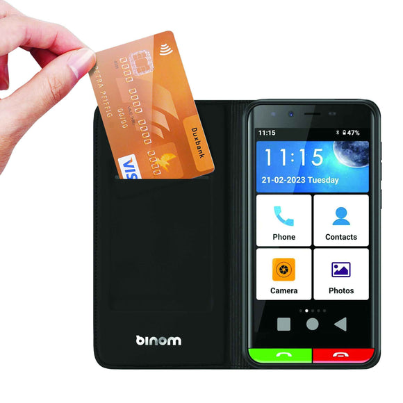 Housse protection smartphone senior binom sx1 simplifiée pour seniors