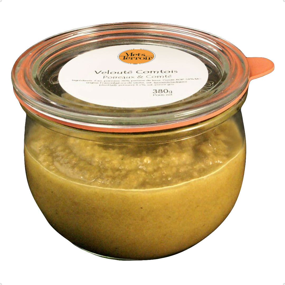 Velouté comtois poireaux & comté