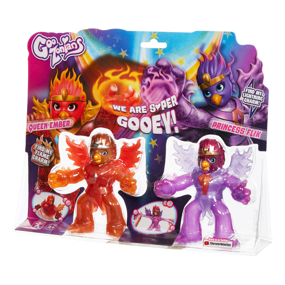 GOOZONIANS Twin pack, Queen Ember vs Princsess Flik, W1