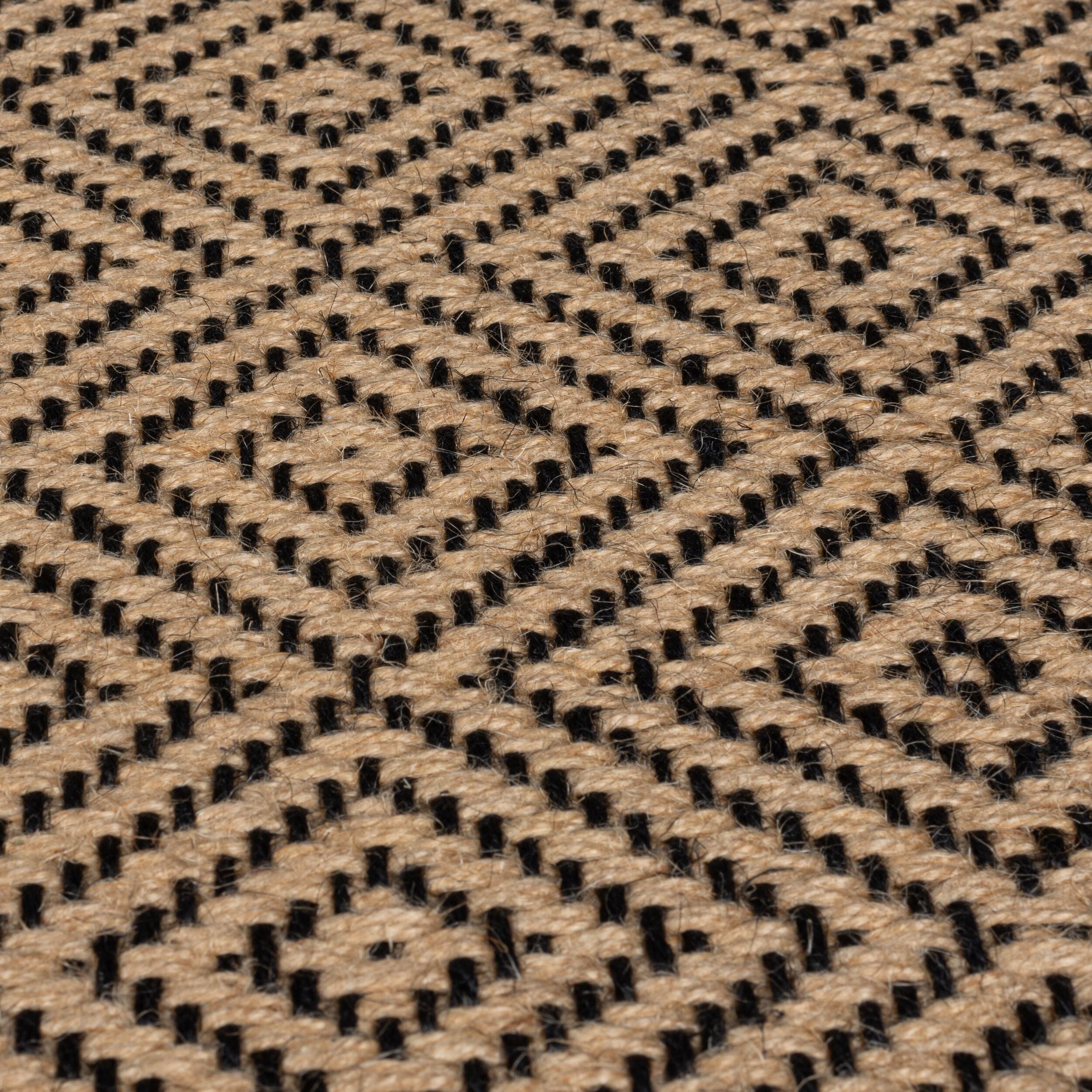Tapis de salon en jute gemma