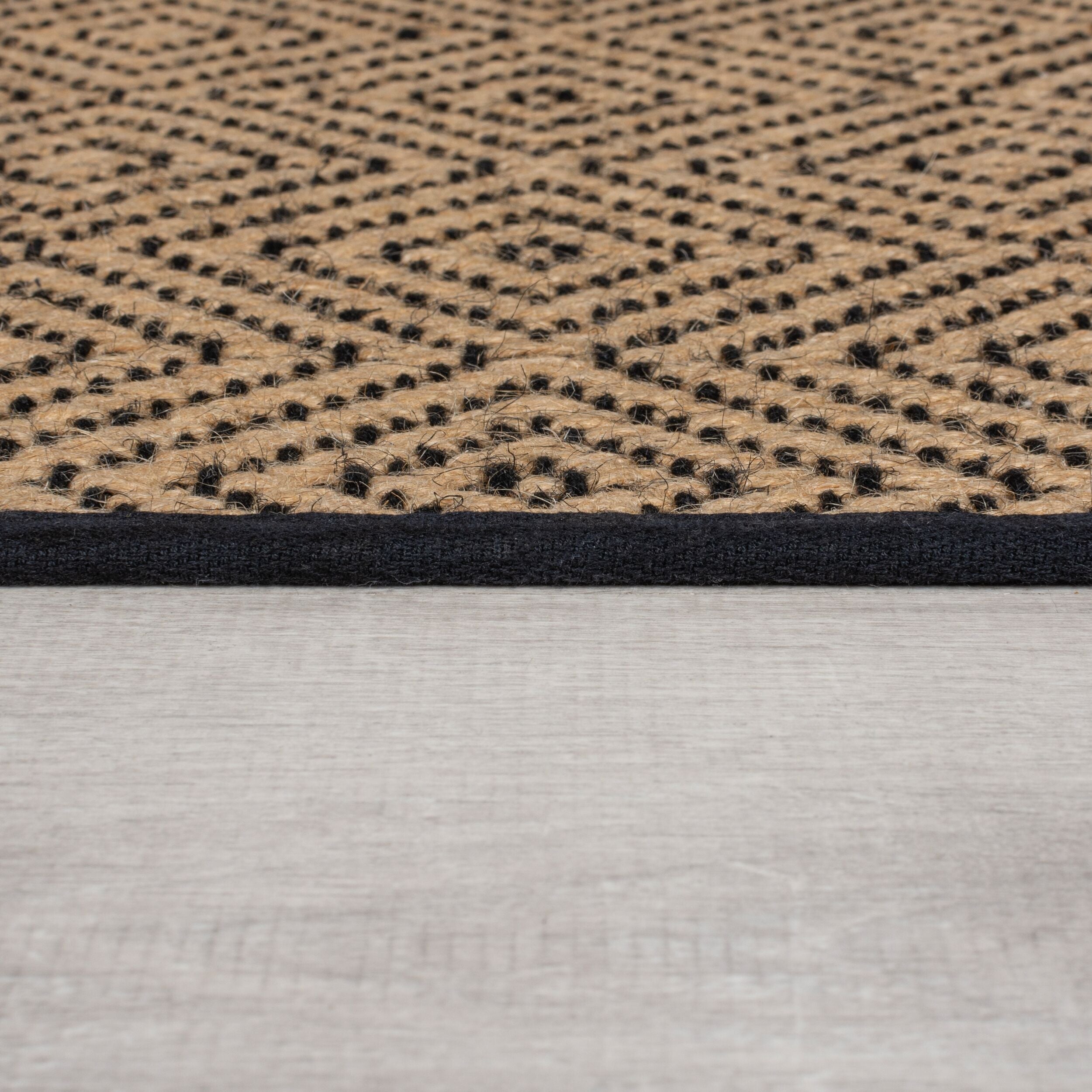 Tapis de salon en jute gemma