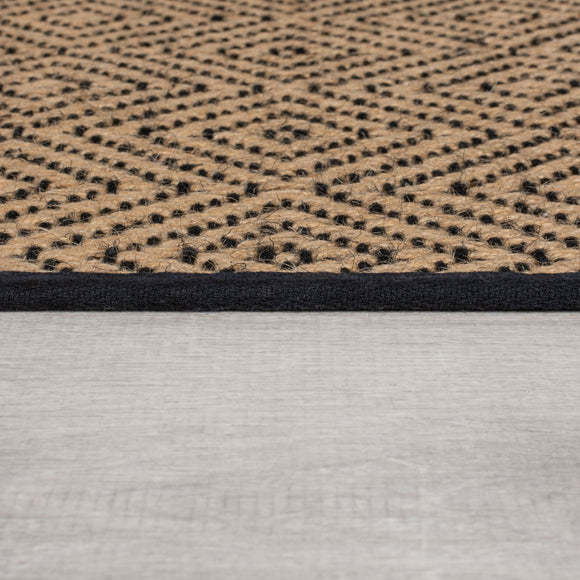 Tapis de salon en jute gemma