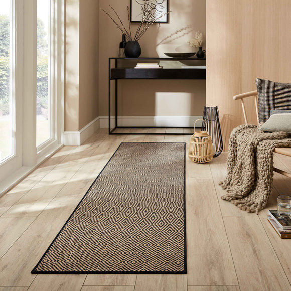 Tapis de couloir en jute GEMMA