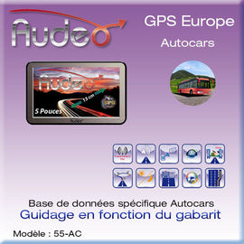 Gps audeo autocars 5" - Clicktofournisseur.com