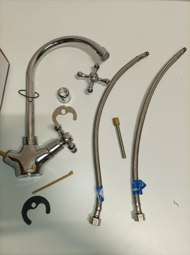 Retour client Ecost DP bath GCC005 Mitigeur d'évier série Almendro Chrome/Argent