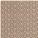 Tapis moderne en jute et coton lattice