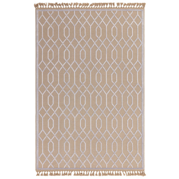 Tapis moderne en jute et coton torsy