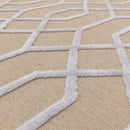 Tapis moderne en jute et coton TORSY-7
