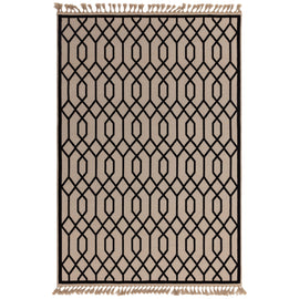 Tapis moderne en jute et coton torsy