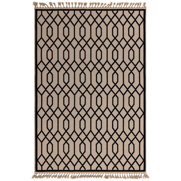 Tapis moderne en jute et coton torsy