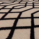 Tapis moderne en jute et coton TORSY-2