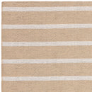 Tapis moderne en jute et coton strippy