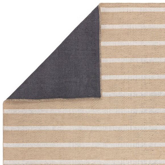 Moderner STRIPPY-Teppich aus Jute und Baumwolle